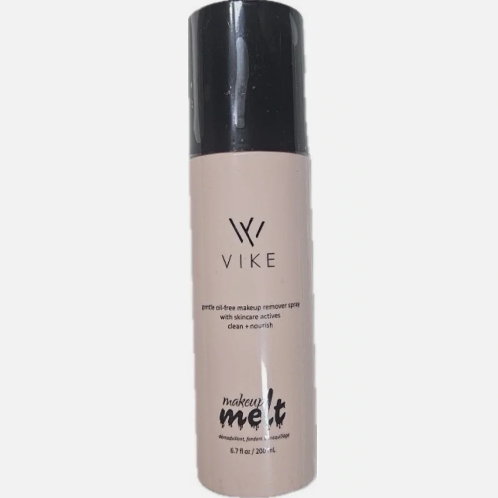 VIKE Makeup Melt Gentle Oil-Free Makeup Remover Spray 6.7oz Beige Bottle New‎